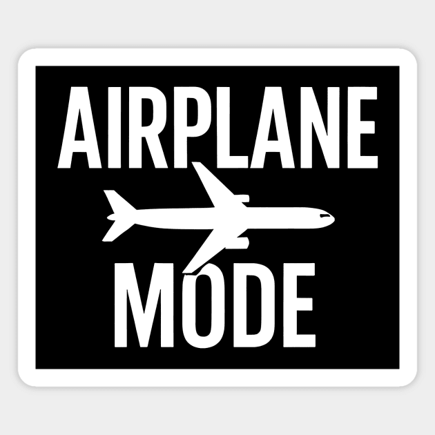 Airplane mode Magnet by CreativeSage